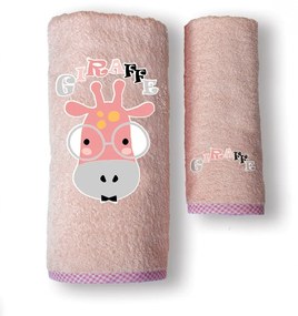 ΣΕΤ ΠΕΤΣΕΤΕΣ 2 ΤΕΜΑΧΙΩΝ BEBE KENTHMA-GIRAFFE PINK SB Home