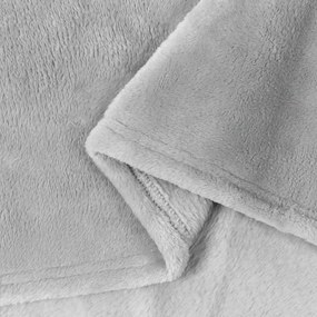 vidaXL Κουβέρτα Γκρι 130 x 150 cm Μαλλί