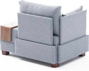 Πολυθρόνα Μπλε Αριστερή FLY 75x100x80