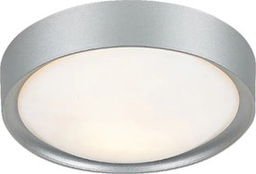 Φωτιστικό Πλαφονιέρα Aca Valletta DL250L Silver/White