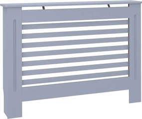 vidaXL Κάλυμμα Καλοριφέρ Ανθρακί 112 x 19 x 81,5 εκ. από MDF