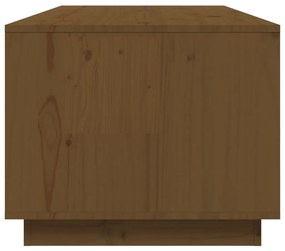 vidaXL Τραπεζάκι Σαλονιού Καφέ Μελί 100x50x41 εκ. Μασίφ Ξύλο Πεύκου