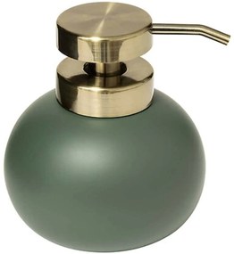 Δοχείο Κρεμοσάπουνου Ficus 200169Β 10,1x10,1x12,2cm Green Marva Πολυρεσίνη