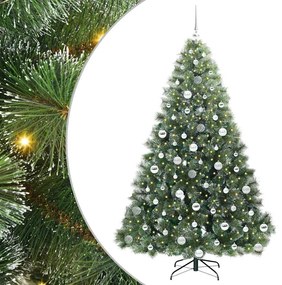 vidaXL Τεχνητό Χριστουγεννιάτικο Δέντρο Πράσινο 180 cm ΠΕ και PVC