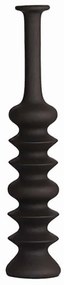 Βάζο Επιδαπέζιο Κεραμικό Μαύρο Art Et Lumiere Φ15x70εκ. 25029