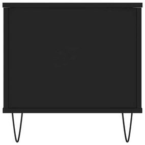 vidaXL Τραπεζάκι Σαλονιού Μαύρο 90x44,5x45 εκ. Επεξεργασμένο Ξύλο