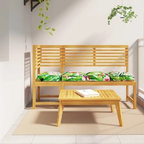 vidaXL Μαξιλάρι Floral 4 pcs Πολύχρωμο 40 x 40 x 8 εκ. Ύφασμα Όξφορντ