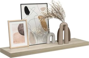vidaXL Ράφι Τοίχου Χρώμα Δρυός 90x23,5x3,8 εκ. MDF