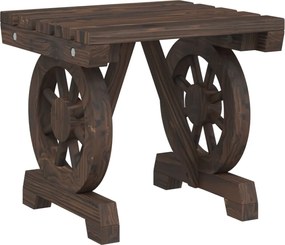 vidaXL Υποπόδια Κήπου 2 τεμ. από Μασίφ Ξύλο Ελάτης