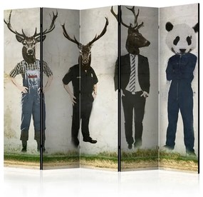 Διαχωριστικό με 5 τμήματα - Man or Animal? II [Room Dividers]