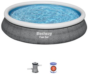 Φουσκωτή Πισίνα Bestway Γκρι 9677 L 457 x 84 cm