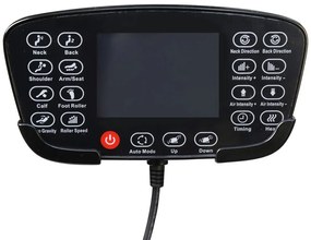 Πολυθρόνα Μασάζ Ηλεκτρική Μαύρο 72x140-187x85-105cm