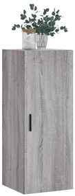 vidaXL Ντουλάπι Τοίχου Γκρι Sonoma 34,5 x 34 x 90 εκ.