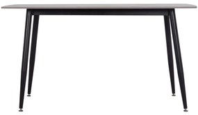 ΤΡΑΠΕΖΙ RAVEN HM18149.13 ΚΕΡΑΜΙΚΟ TOP ΜΕ ΟΨΗ ΓΚΡΙ ΜΑΡΜΑΡΟ 140x80x74Υεκ.
