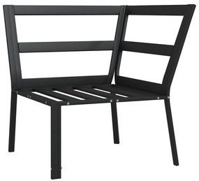 vidaXL Καρέκλα Κήπου 76 x 76 x 79 εκ. Ατσάλινη Μαξιλάρια Χρώμα Άμμου