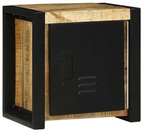 vidaXL Ντουλάπι Μπάνιου Καφέ 40 x 30 x 40 εκ. Μασίφ ξύλο μάνγκο