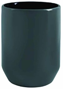 Ποτήρι Μπάνιου Κεραμικό Jaro Grey/Black 7,8x10,1 - Spirella