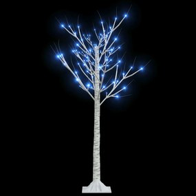 vidaXL Χριστουγ. Δέντρο Εξωτ./Εσωτ. Χώρου 120 LED Μπλε 1,2 μ. Ιτιά