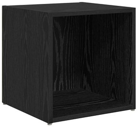vidaXL ΣΕΤ ΒΑΘΜΟΛΟΓΗΣΗΣ ΤΗΛΕΟΡΑΣΗΣ 6 pcs Μαύρη Οξυά 37 x 35 x 72 εκ.