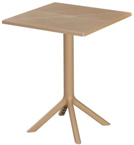 Τραπέζι Κήπου Terrin HM6125.14 60,5x60,5x76,5cm Cappuccino