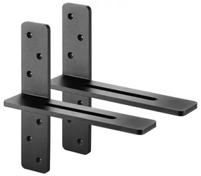 VEVOR 2 Pcs Shelf Brackets 12 inch / 304.8 mm Heavy Duty Floating Shelf Brackets