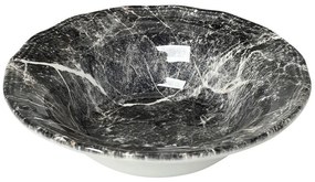 Μπωλ Σερβιρίσματος Stoneware Marble ESPIEL 15x4,5εκ. RPM207K6