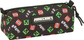 Κασετίνα Minecraft Μαύρο 21 x 8 x 7 cm