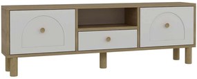 Έπιπλο Τηλεόρασης Notre Bohem 475OLV1470 140x29,6x45cm Oak-White