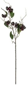 Τεχνητό Λουλούδι Olive Fruit 21447 70cm Black-Green GloboStar Πολυαιθυλένιο