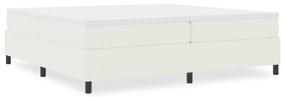 vidaXL Κρεβάτι Box Spring Κρεμ 200x200 εκ Κορντούροι Υλικό