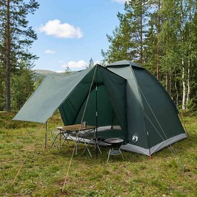 vidaXL Σκηνή Camping 2 ατόμων Στρατιωτικό Πράσινο