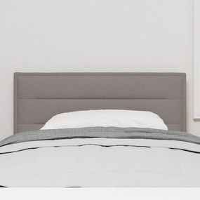 vidaXL LED Κεφαλάρι Γραμμές Σχεδιασμός Taupe 90 εκ Ύφασμα