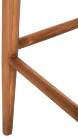 ΣΚΑΜΠΟ ΜΠΑΡ ROSCO HM6134 ΞΥΛΟ ΤΕΑΚ ΦΥΣΙΚΟ &amp; ΣΧΟΙΝΙ VIRO ΜΠΕΖ 47x52x100Υεκ