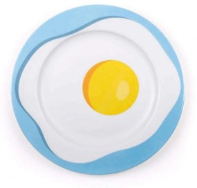 Πιάτο Πορσελάνινο Egg 17200 Φ27cm Multi Seletti Πορσελάνη