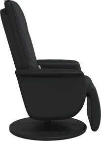 vidaXL Μαύρο 71 x 90 x 105 εκ. Τεχνητό Δέρμα
