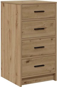 vidaXL Τραπέζι περιποίησης 3 pcs Artisan Oak Επεξεργασμένο ξύλο