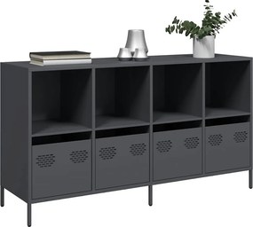 vidaXL Ντουλάπι Ανθρακί 135x39x73,5 εκ. από Χάλυβα Ψυχρής Έλασης