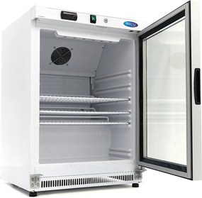 Fridge - 200L - White - with Glass Door