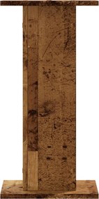 vidaXL Βάσεις Φυτών 2 τεμ. Όψη Παλαιού Ξύλου 30x30x60 εκ. Επεξ. Ξύλο