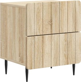vidaXL Κομοδίνο 2 τεμ. Sonoma Δρυς 43 x 34,5 x 49,5 εκ