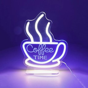 Διακοσμητικό Τοίχου Με Neon (21x27) K-M Coffee NE1100260