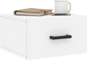 vidaXL Κομοδίνο Επιτοίχιο Λευκά 35 x 35 x 20 εκ.