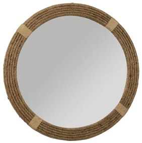 Καθρέπτης Τοίχου Nautica 11-0635 90x4x90 Natural Rope