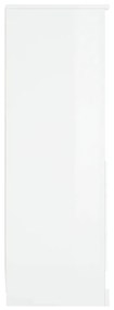 Ντουλάπι Γυαλιστερό λευκό 36x35,5x103,5 από Επεξεργασμένο Ξύλο - Λευκό