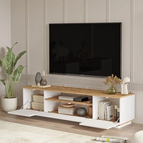 Σύνθετο Σαλονιού Atlantic Πεύκο / Λευκό DROER 180x44.5x44.6