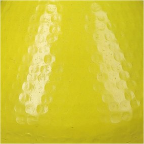 Βάζο ArteLibre Κίτρινο Αλουμίνιο 22x22x20cm