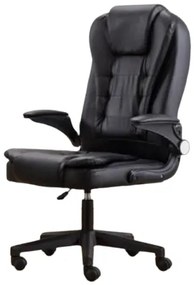 OEM Καρέκλα Γραφείου-Gaming Chair YT-016 Μαύρη Δερμάτινη