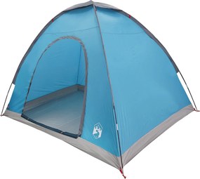 vidaXL Σκηνή Camping 2 ατόμων Μπλε 185T Πολυεστέρας με επικάλυψη PU
