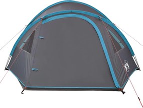 vidaXL Σκηνή Κάμπινγκ 4 Ατόμων Αδιάβροχη Μπλε