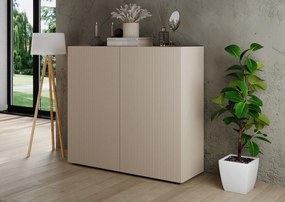 Έπιπλο Τηλεόρασης Ανθρακί Οξειδωμένο 121x43x57